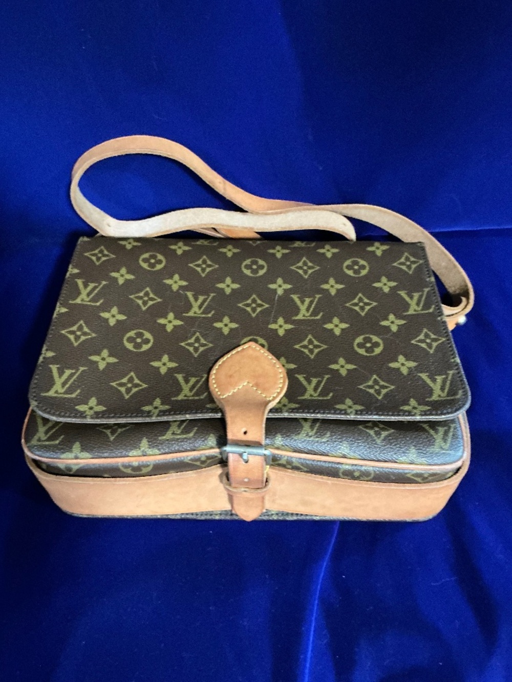 Vintage Louis Vuitton monogram Cartouchiere Crossbody bag